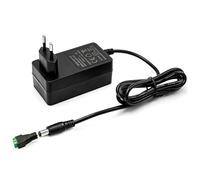 SIGANDG Alimentation Universelle 24V DC, Adaptateur 24V 2A, Adaptateur 48 W pour Bandes LED COB avec transformateur enfichable 5,5 x 2,1 mm, Alimentation de sécurité Basse Tension 230V AC