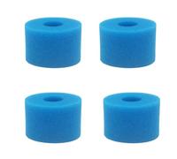 SIGANDG Filtres de Piscine en Mousse Filtre pour Intex Type S1 - Éponge Filtrante Type S1 - Filtre en Mousse pour Spa,Piscine - Réutilisables et Lavables (4 Pièces)