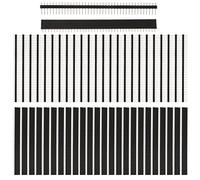 SIGANDG Header Male and Female Pin Header PCB Solder Female Header Broches à souder Panneau perforé 2,54 mm 40 broches (50 pièces)