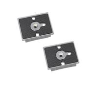 SIGANDG Plaques à Dégagement Rapide avec Vis 1/4", Compatibles avec Manfrotto 200PL-14, Trépied Universel à Plaque à Dégagement Rapide, 2 Pièces