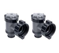 SIGANDG pour Entrée/Sortie pour Compatible avec Coleman,Intex, Bestway,pour Tuyau de 38mm Pouces,Pompe de Filtre de Piscine Hors Sol,Pièces de Rechange de Pompe de Piscine (2 Pièces)