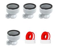SIGANDG Raccord Piscine,Adaptateur Tuyau Piscine, Raccord Pompe Piscine,Adaptateur de Conversion de Tuyau B pour Raccords 1,25"-1,5",Pour l'interface de Pompe à Filtre Intex(4 Pièces)