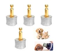 SIGANDG Tête Rechange pour Broyeur à Ongles 80 Mesh pour Grands avec Casfuy N10 N20 N30 et la Plupart des Marques(4 pièces, 80 Mesh)