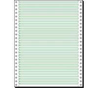 SIGEL 12247 Papier en continu 12" x 240 mm (A4 portrait), 60 g, 2000 feuilles LP, 1 pli, avec lignes de lecture, papier pour imprimante