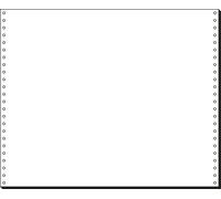 SIGEL 12376 Papier informatique 12 "x375 mm, A3, 60 g/m², 1f, vierge, 2000 BL, papier continu