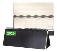 Sigel 2026 Conceptum Bureau Agenda Grand Paysage Couverture Rigide Noir