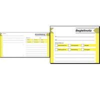Sigel 5 X Haftformular "Begleitnotiz", 100 X 75 Mm, 50 Blatt