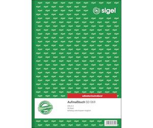 Sigel A4 avec papier bleu Autocopiant vert - 50 feuilles