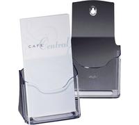 Sigel acrylic LH113 Présentoir à prospectus de table transparent DIN long, DIN A6 Nombre de compartiments 1 1 pc(s) (l x H x P) 125 x 200 x 75 mm