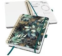 SIGEL Agenda de la journée Jolie sans date A5 couverture rigide