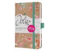 SIGEL Agenda de poche Jolie Pure 2026 A6 - Green Floral Serenity, semainier, couverture rigide