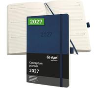 SIGEL Agenda semainier Conceptum 2027 A5 couverture souple