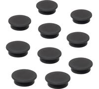 Sigel Aimants MU196 – Lot de 10 pour tableaux blancs et magnétiques, frigos, Ø 2,5 cm, noir