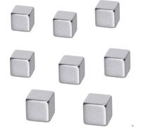 Sigel Aimant Néodyme B3101 (l x H x P) 10 x 10 x 10 mm cube argent 8 pc(s) B3101