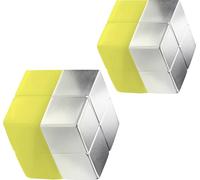 SIGEL Ba704 Lot de 2 Aimants, Cubes Aimantés, Néodyme N45, pour Tableaux Magnétiques, 2 X 1 X 2 cm, Agenté