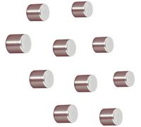 Sigel Aimant Néodyme C5 \ Strong\ (Ø x H) 10 mm x 10 mm cylindrique argent 10 pc(s) BA701