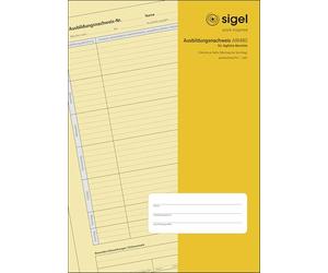 SIGEL AW480 Cahier de rapport d'entraînement quotidien 28 feuilles Format A4