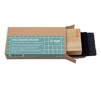 SIGEL Ba120 Brosse Effaceur de Tableau / Tableau Blanc Magnétique, en Bois, 13 X 6 cm, Beige/Anthracite