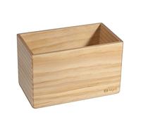 SIGEL BA401 Boîte de rangement en pin massif avec aimants intégrés Beige 13 x 8 cm