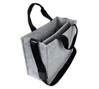 SIGEL BA408 Sac de Bureau Partagé Classic, Organiseur en feutre synthétique, Sac de Travail Mobile pour ordinateurs portables jusqu’à 15,4", Sacoche Légère M (36 x 28 cm), Desk Sharing Bag, gris clair