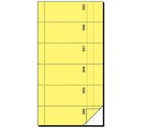Sigel – Bloc de bons 'Carnet de bons' – 105 x 200 mm – 360 bons à détacher – autocopiant jaune