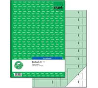 SIGEL BO111 Carnet de tickets, 1000 départs, vert clair, A4, avec papier bleu, 2 x 50 feuilles