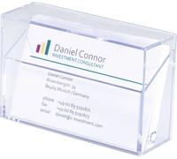 Sigel Boîte à cartes de visite VA110 Nombre de compartiments:1 100 cartes transparent 1 pc(s)