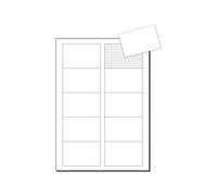 Sigel Business Card 3c Lp795 - Cartes De Visite - Blanc Brillant - 85 X 55 Mm - 225 G/M² - 100 Carte(S) ( 10 Feuille(S) X 10 )