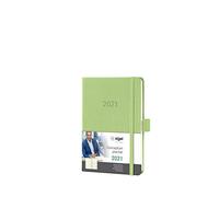 SIGEL C2169 Agenda semainier 2021 Conceptum, couverture rigide, 10,8 x 15,1 cm, vert clair