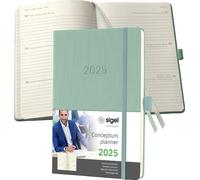 SIGEL C2572 SIGEL Buchkalender Conceptum 2025 mintgrün
