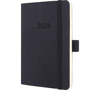Sigel C2623 Calendrier hebdomadaire Conceptum 2026 Softcover DIN A6 noir 1 pc(s) Nombre de pages: 176