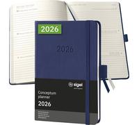 Sigel C2663 Calendrier hebdomadaire Conceptum 2026 Hardcover DIN A6 bleu foncé 1 pc(s) Nombre de pages: 176