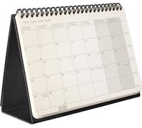 Sigel Calendrier de bureau Conceptum 2027 env. A5 pays couverture rigide | C2781, noir, pour planification claire des rendez-vous, des tâches et des notes