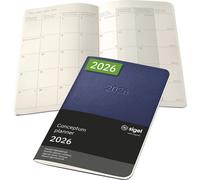 Sigel Calendrier de bureau Conceptum 2026 Softcover DIN A6 bleu foncé C2687 1 pc(s) Nombre de pages: 64