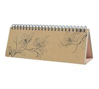 SIGEL Calendrier de bureau Jolie 2027 1/2 A4 pays couverture rigide