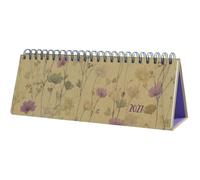SIGEL Calendrier de bureau Jolie 2027 1/2 A4 pays couverture rigide