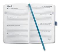 sigel Calendrier livre Jolie 2024 "Bloom Violet" A6