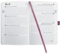 sigel Calendrier livre Jolie 2024 "Violet Jungle Fever" A6