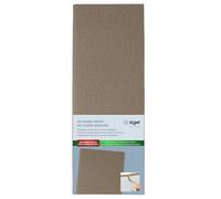 Sigel Classeur GM102 avec 2 pochettes transparentes doubles 8 pages reliure caoutchouc 1/2 A4 Beige