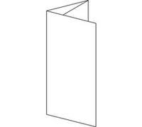 sigel cartes 2 volets pour PC, DL (A4), 185g/m2, extra blanc blanc G