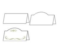 sigel - Cartes de table, blanc éclatant, 185 g/m2, 240x60/120mm, 40 sur 20f G