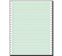 Sigel Computer Paper - Perforé - lignes vertes - 305 x 240 mm - 60 g/m² - 2000 feuille(s) papier uni G