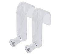 Sigel Crochets MU162 – Pour blocs paperboard sur tableaux blancs, transparents acrylique – 2 pièces