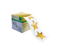 Sigel cs112 rouleau de 200 noël stickers motif christmas stars 47 x 47 mm