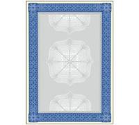 Sigel Design Paper Securities blue - Bleu sécurité - A4 (210 x 297 mm) - 185 g/m² - 20 feuille(s) papier à motifs G