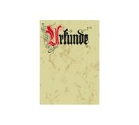 Sigel DP548 Lot de 12 feuilles de papier cartonné A4 85 g style calligraphie "Urkunde" en langue allemande (Import Allemagne)