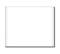 Sigel DIN-Computer paper - Perforé - 304.8 x 375 mm - 70 g/m² - 2000 feuille(s) papier uni