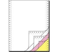 Sigel DIN-Computer paper - Perforé - blanc, jaune, rose - 240 x 305 mm - 60 g/m² - 500 feuille(s) papier uni G