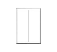 sigel - Cartes de table, blanc éclatant, 185 g/m2, 240x60/120mm, 40 sur 20f G