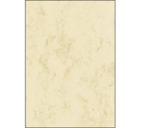 Sigel DP191 papier à motifs marbre DIN A4 200 g/m² beige 25 feuille(s)